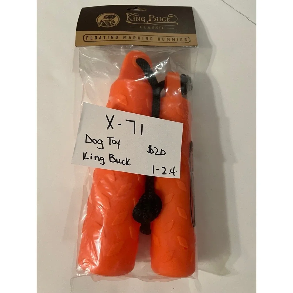 Dog toy floating marking dummies king buck (x-71)